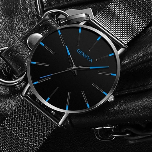 Fashion Ultra Thin Simple Belt Quartz Wrist Watch