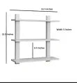 3 tier wall mounted rack storage rack ,home storage shelves wall decorative shelves