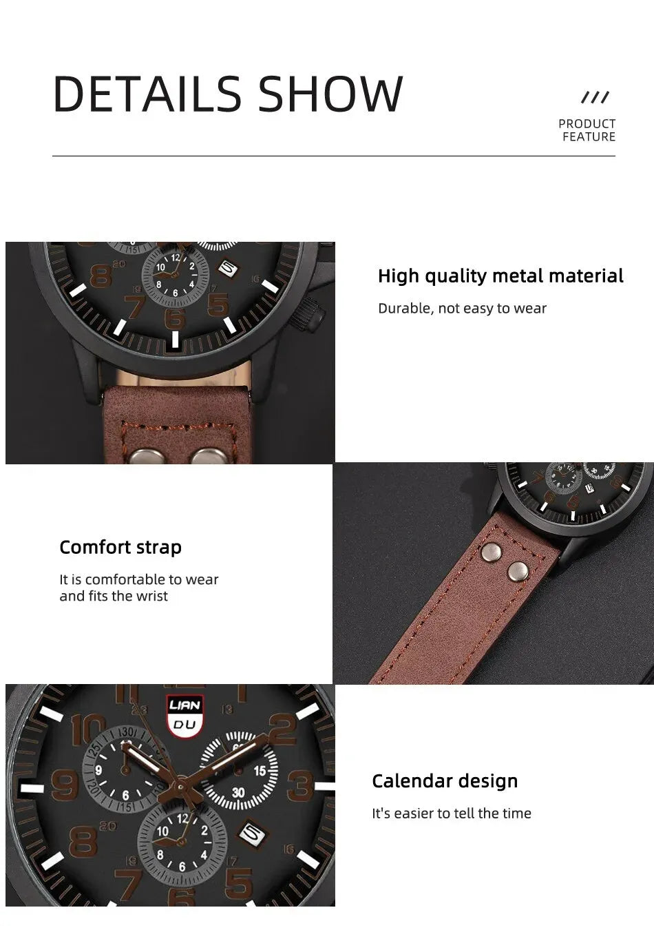 Reloj Hombre Fashion Men Watch