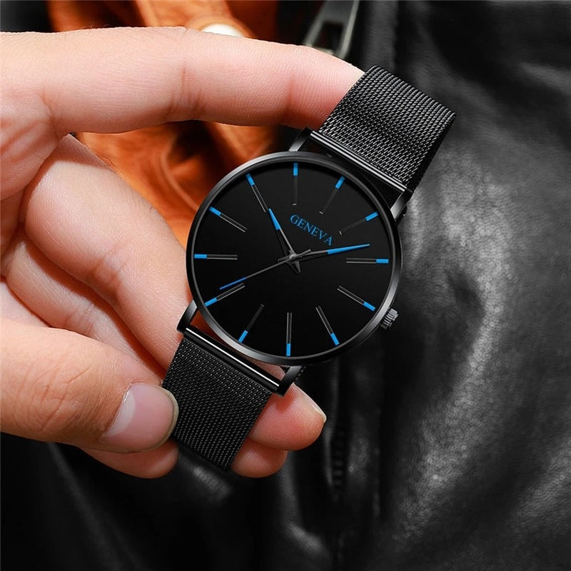 Fashion Ultra Thin Simple Belt Quartz Wrist  Watch