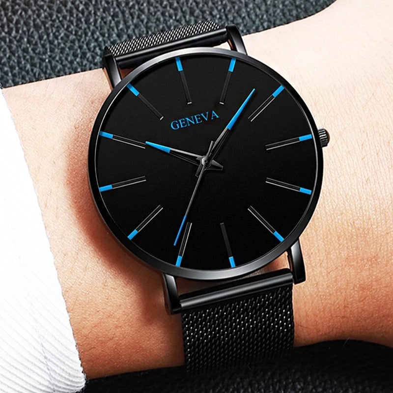 Fashion Ultra Thin Simple Belt Quartz Wrist  Watch