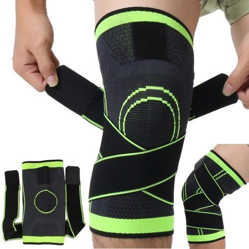 Knee Supporter Adjustable Pressurized Compress Elastic Pad