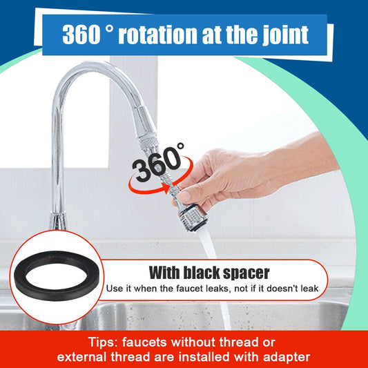 Turbo Flex splash 360 degree swivel tap water filter nozzle bathroom faucet,