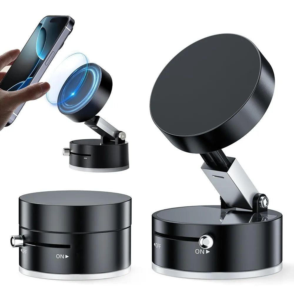 Magnetic Phone Holder - Vacuum Suction Car Phone Holder