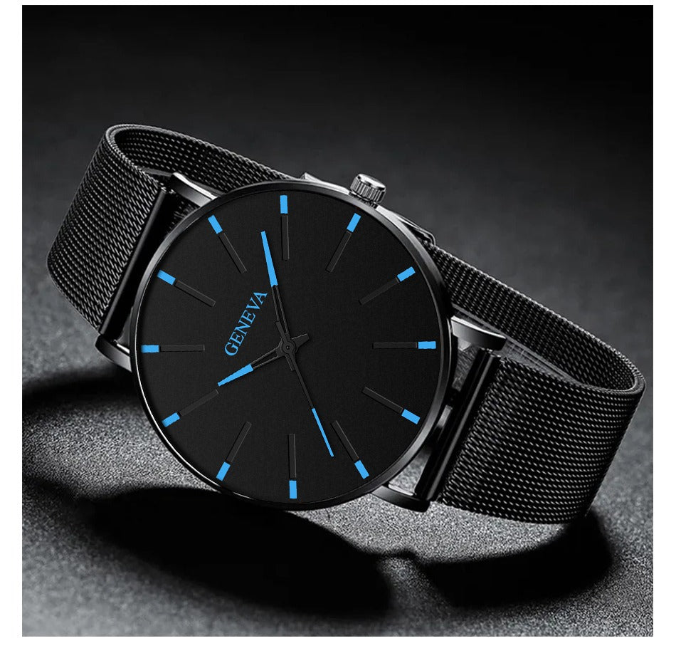 Fashion Ultra Thin Simple Belt Quartz Wrist  Watch